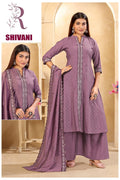 Shivani Dusty Purple Anarkali Set